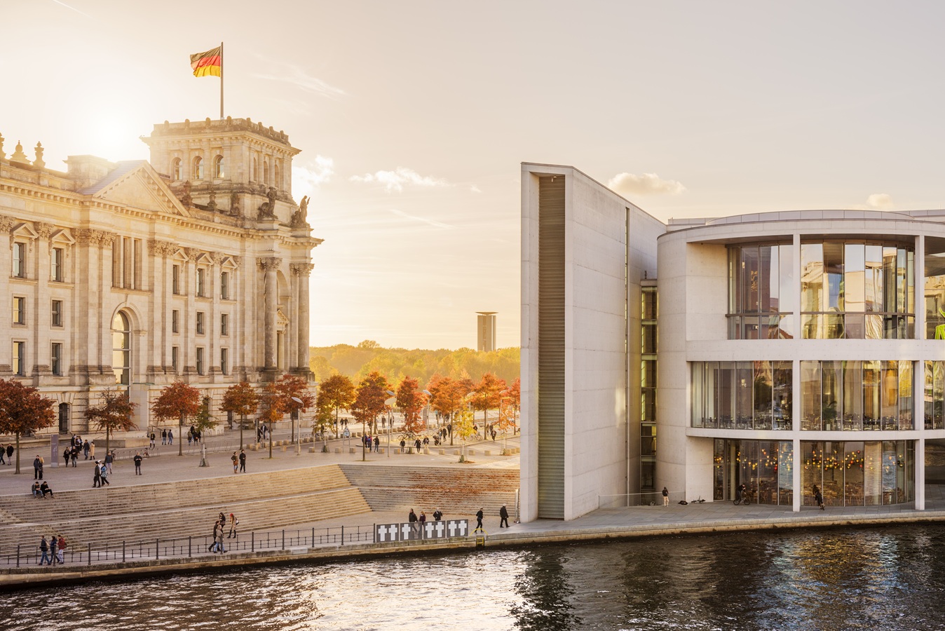 Mitte, Regierungsviertel, Spree, Reichstag, Paul-Löbe-Haus