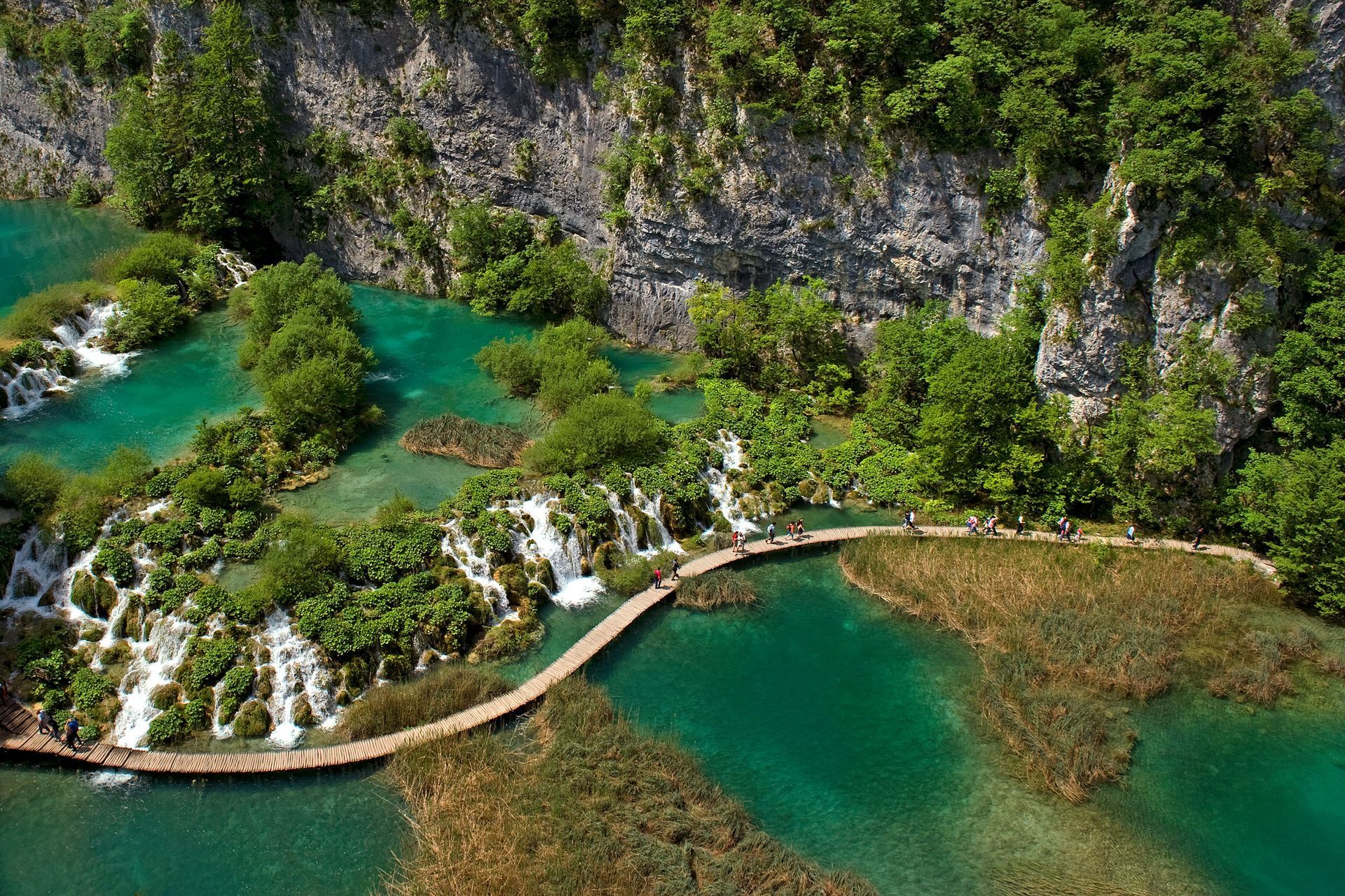 Im Nationalpark Plitvicer Seen, Kroatien