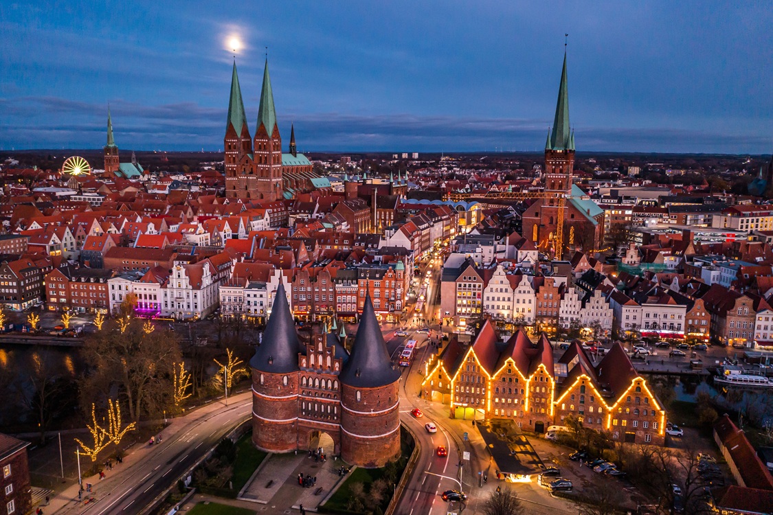 Luebeck_Panoramaaufnahme Weihnachtsstadt des Nordens © LTM