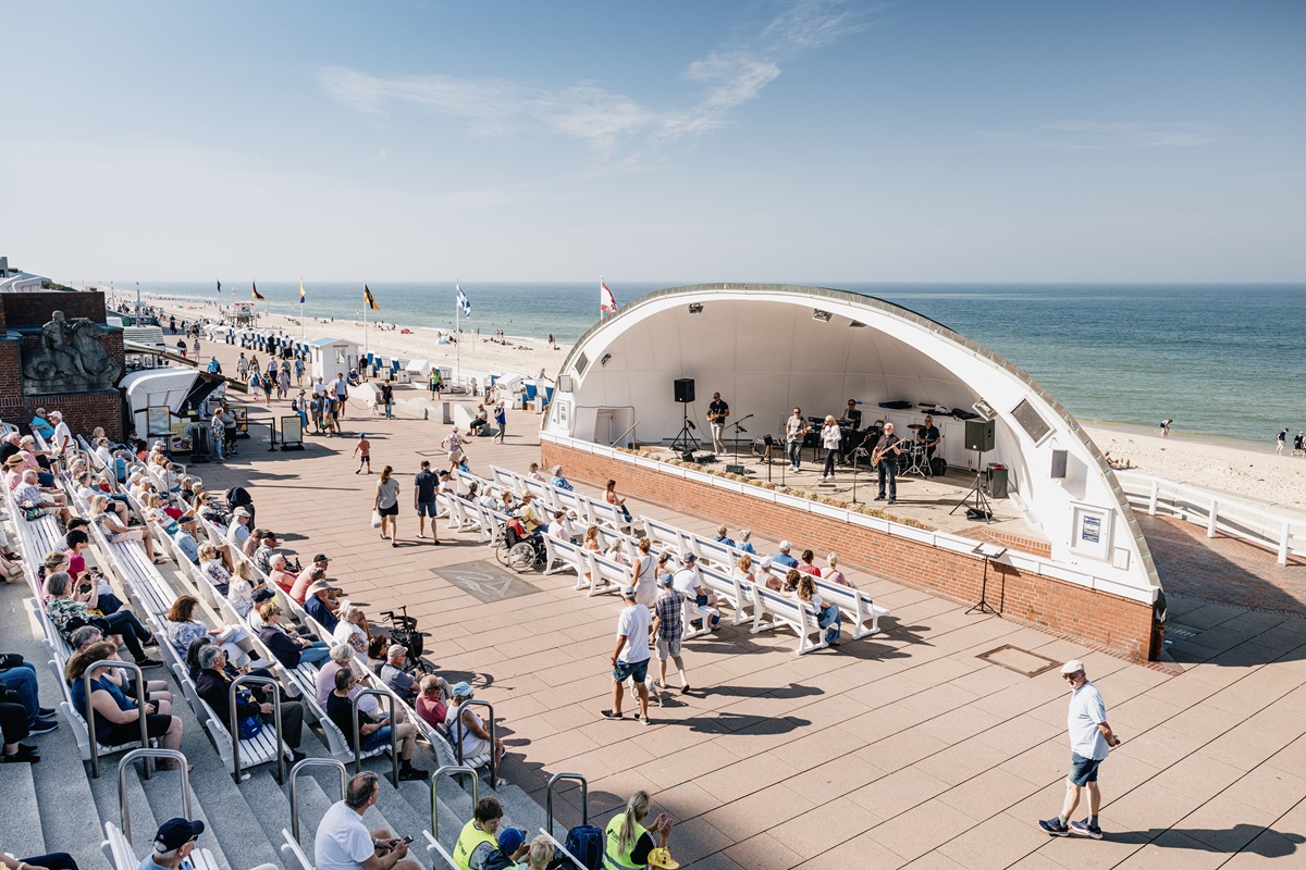 Konzert am Strandpromenade Westerland